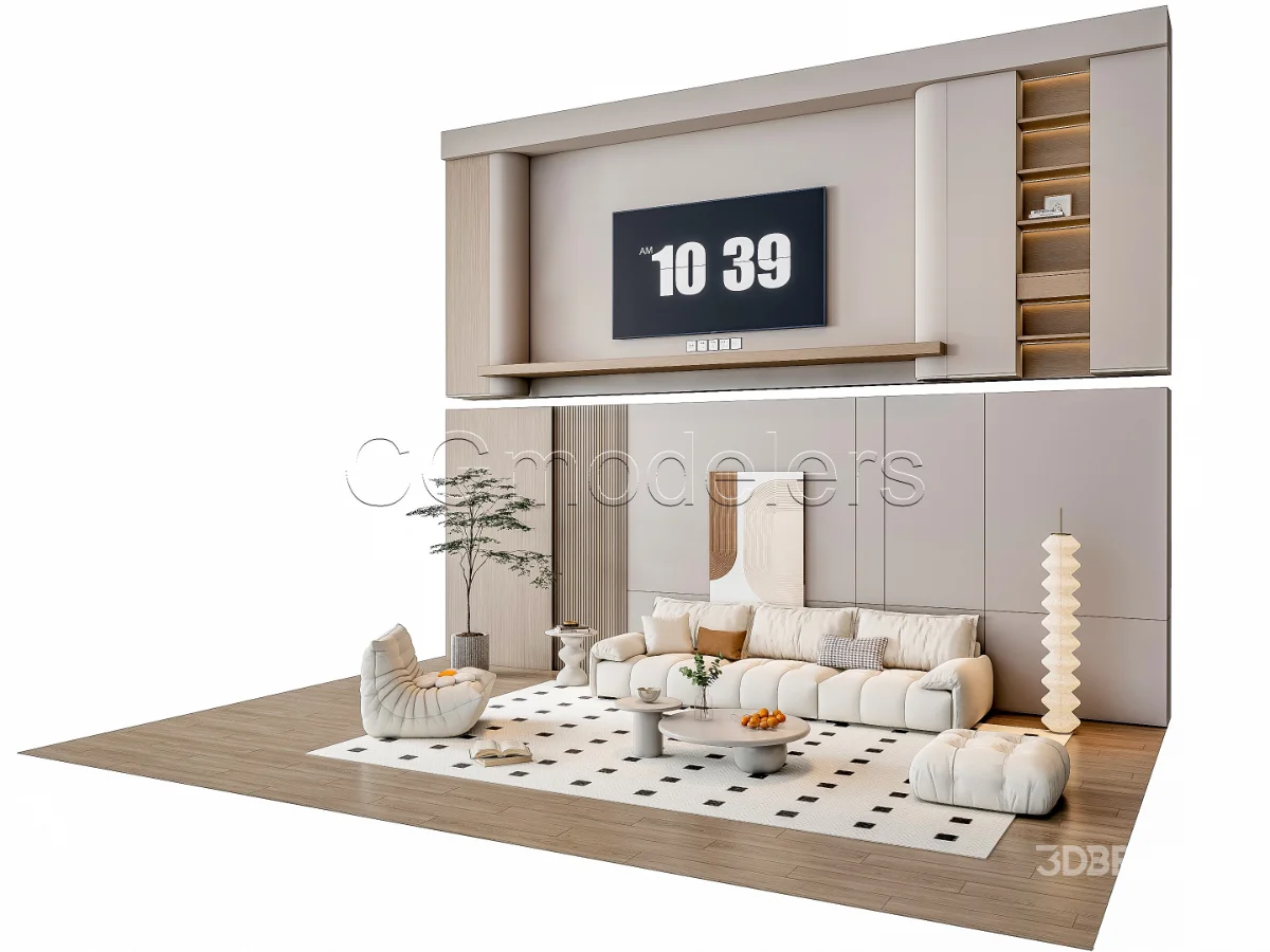 MODERN LUXURY LIVING ROOM SET 10 Image 10
