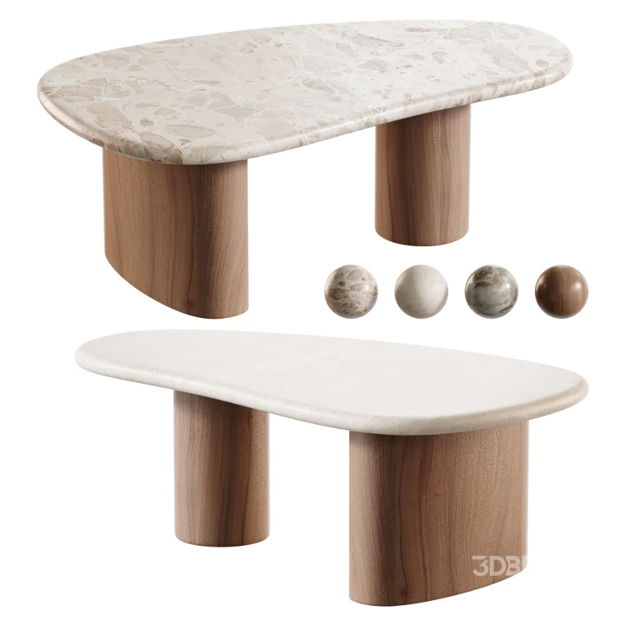 Alora Marble Coffee Table Image 1