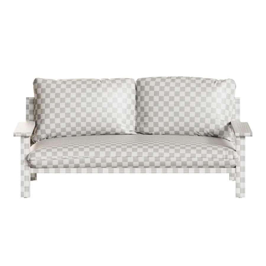 Amir 2-Seater Outdoor Day Bed in Acacia Image 10