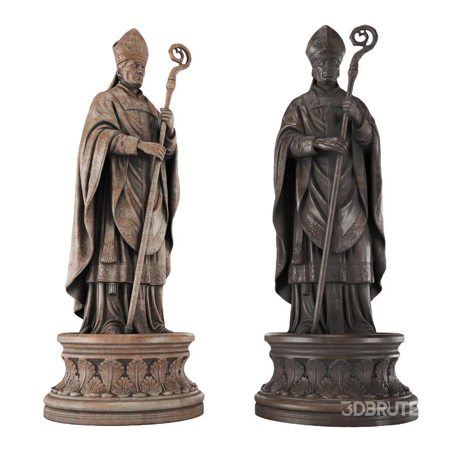 Chess Set 02 – Decorative Renaissance Chess Set with Sculptural Pieces Image 4