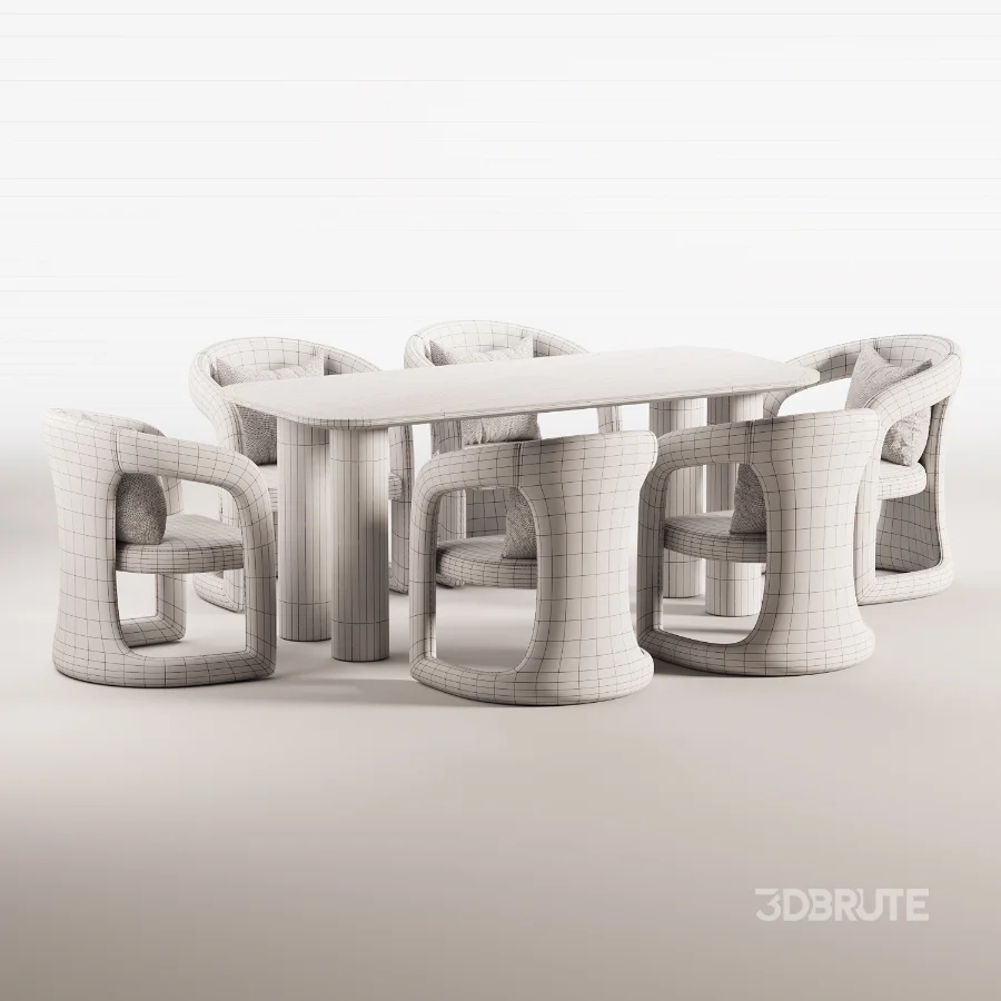 Retehome Dining Set Image 3