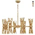 Skyla Brass Chandelier - Thumbnail 1