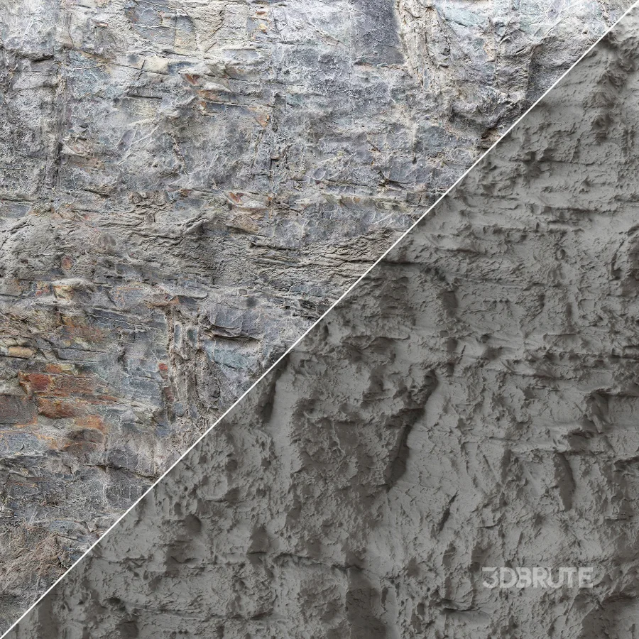 Natural Rock Cliff Material Image 2