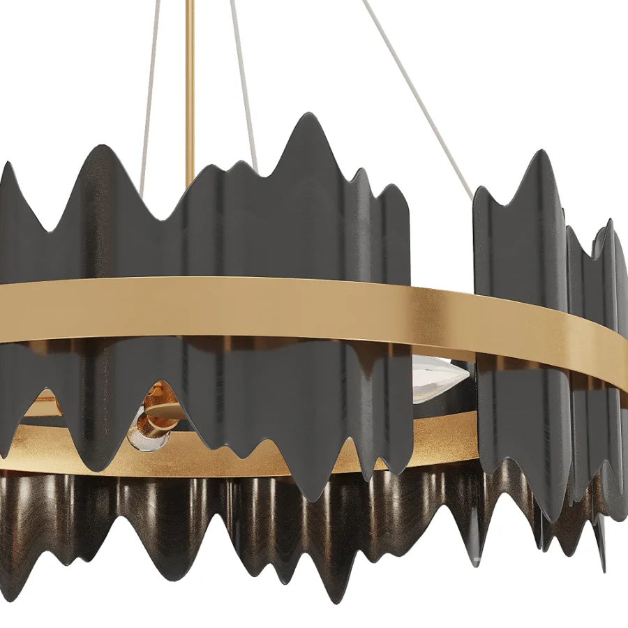 Verda Modern Circular Chandelier Image 4