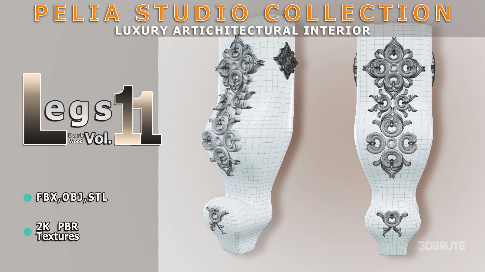 Leg-11-DarkWood Image 2