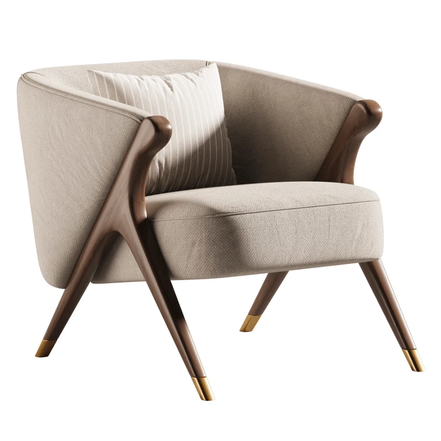 Pair of Mid Century Lounge Chairs Image 3