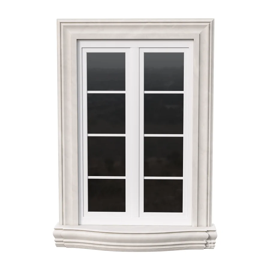 Architectural Classic Window 3D Model 17 Image 2