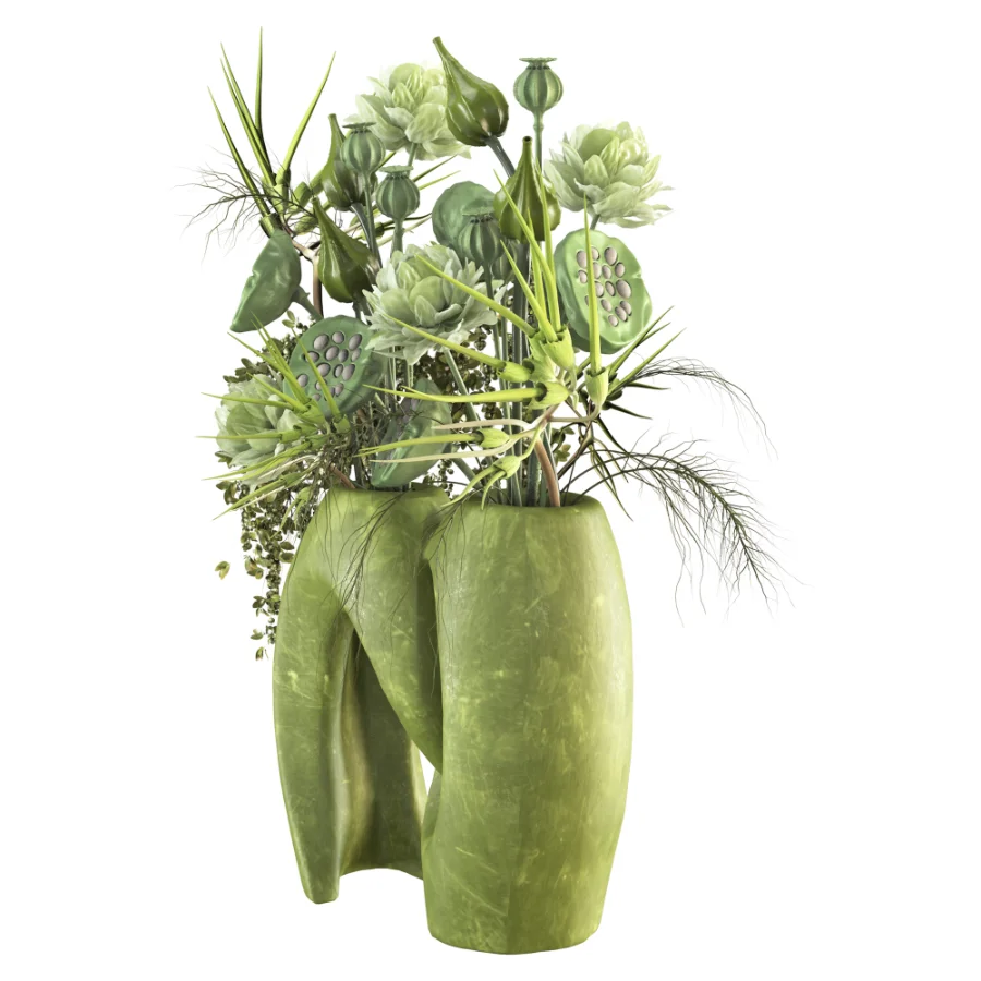 Verdelle Botanical Vase Set 059 Image 2