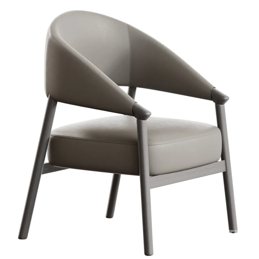 Japandi Accent Chair Image 3