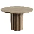 Linda chair And Mayeerty 46 Modern Wooden Round Dining Table - Thumbnail 3