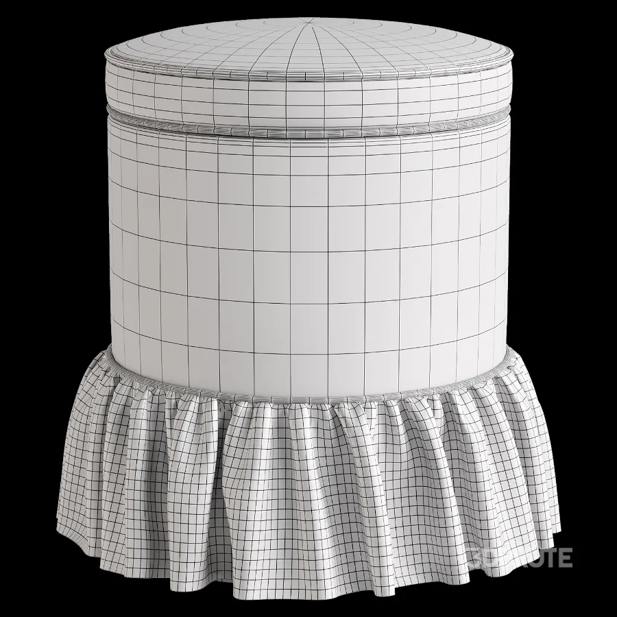 Aurora Footstool pouf Image 4