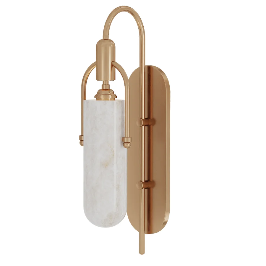 Rivington Alabaster Wall Sconce Image 4