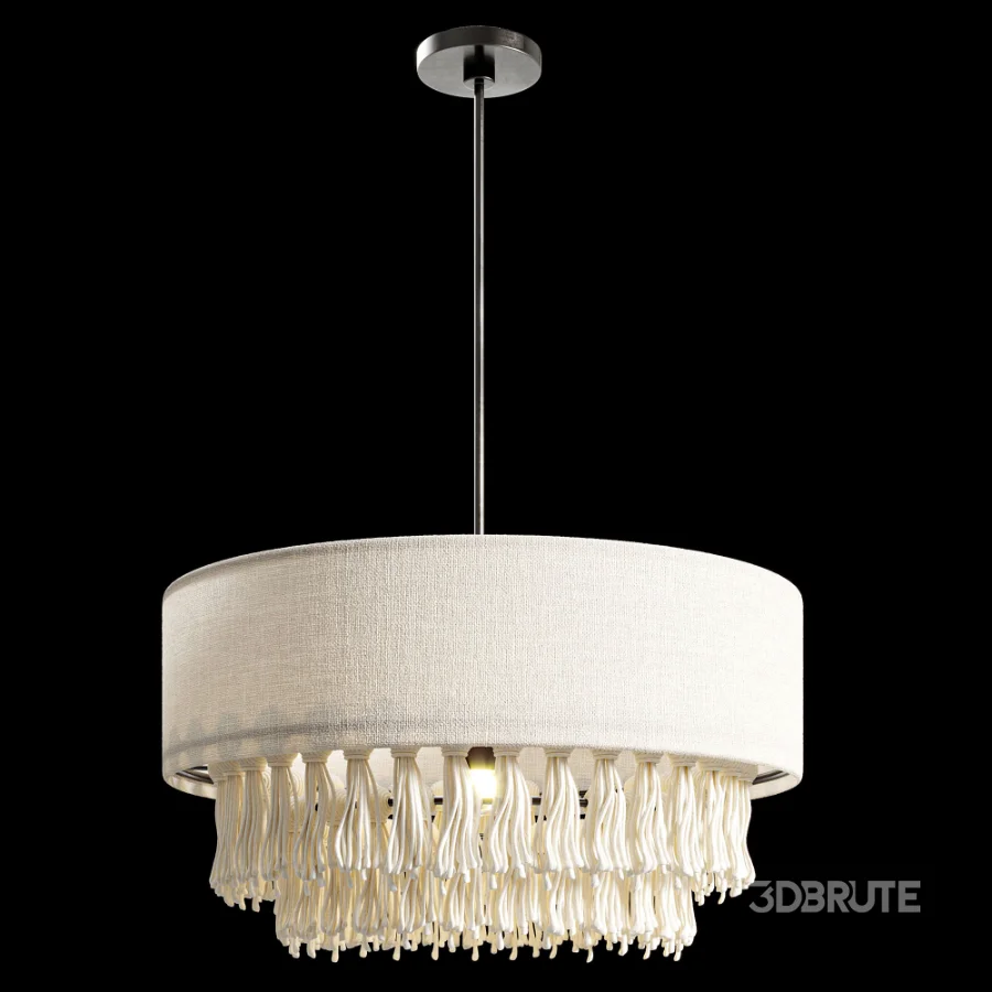 Bohemian Hemp Rope Tassel Chandelier Image 3