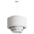 Rejuvenation Tiered Linen Drum Nickel Pendant - Thumbnail 3