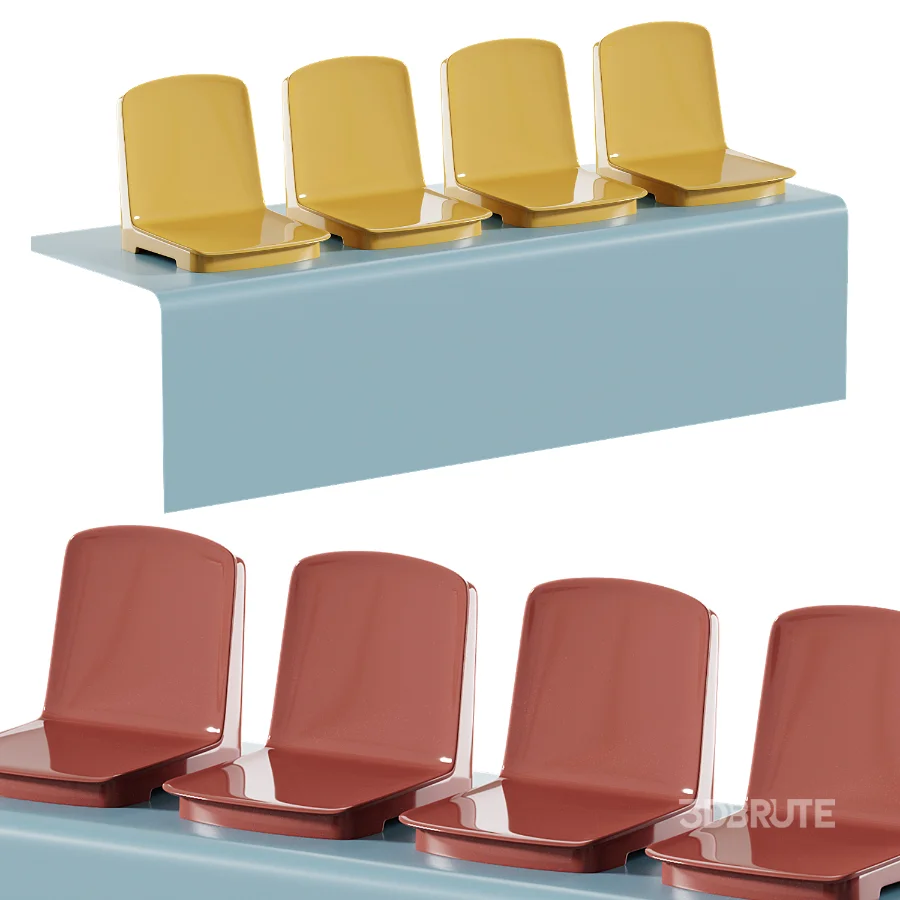 Plastic stadium seats and grandstand chairs Image 4