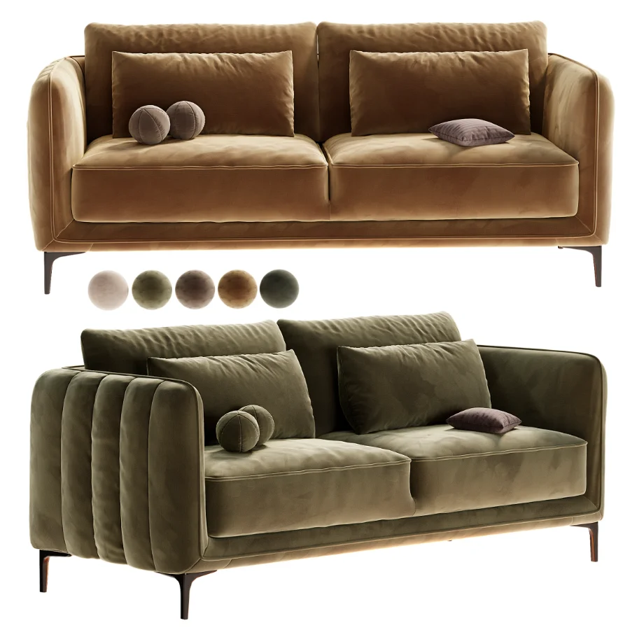 Rae Genuine Upholstered Sofa Image 1