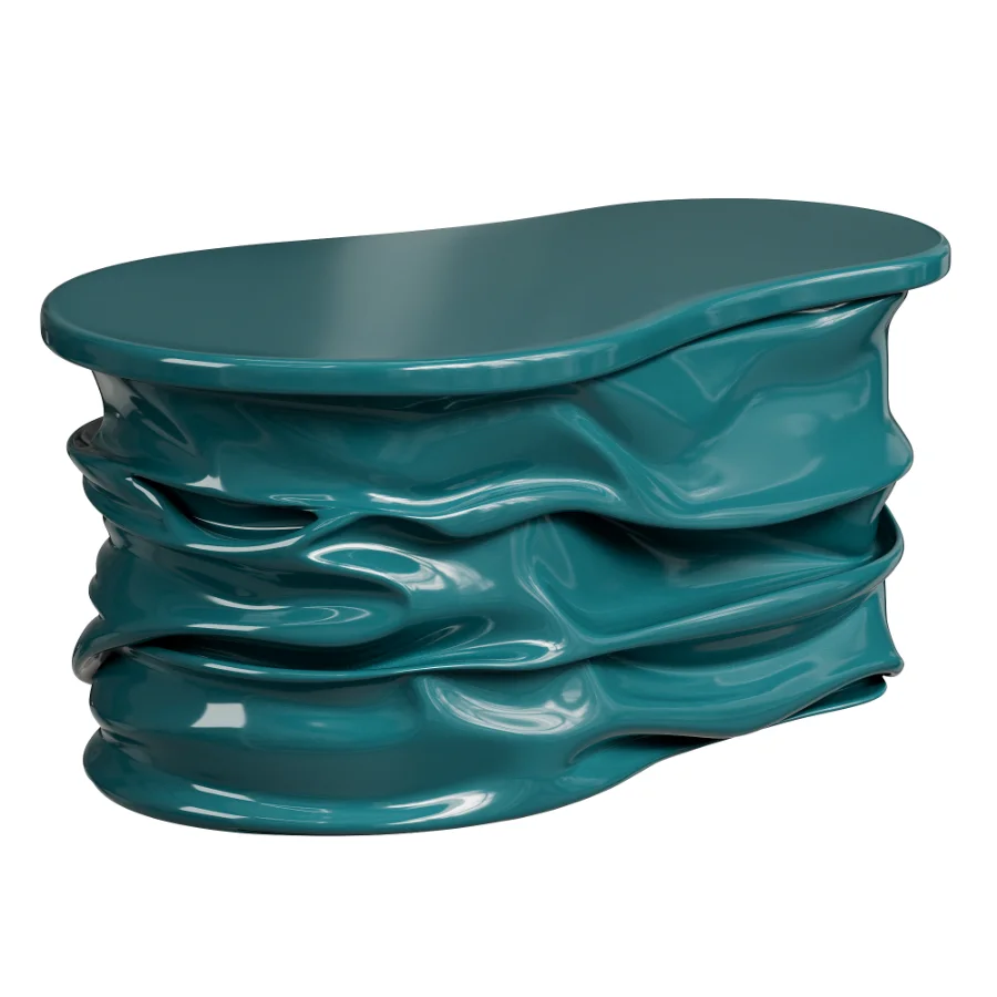 Dafne Pink Resin Coffee Table Image 3