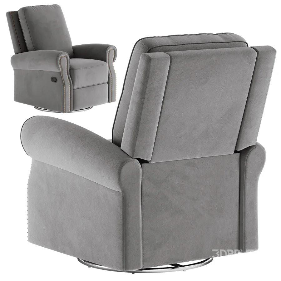 Antasia Rocking_Swivel_Glider_Nursery_Recliner Image 4