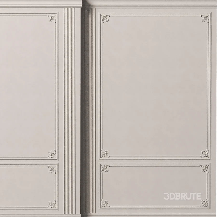 Classic 3D Wall Panel Elegant Design for Interior Decor 23 Image 3