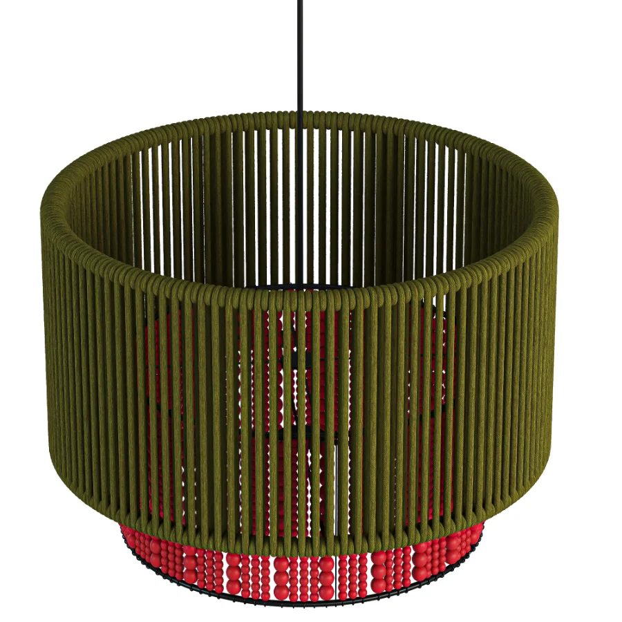 POLi Red Oliva Pendant Lamp Image 3