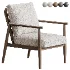 Solid Wood Frame Arm Chair - Thumbnail 1