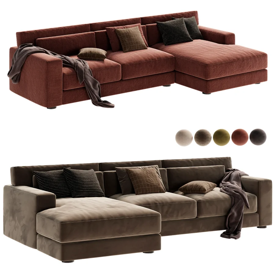 Retreat 2 Piece Sectional Sofa with Chaise Lounge Image 2