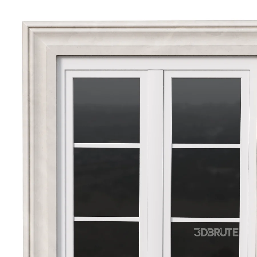 Architectural Classic Window 3D Model 17 Image 5