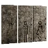 WC Toilet Doors with Metal Male Female Baby Signs Modern - Thumbnail 5