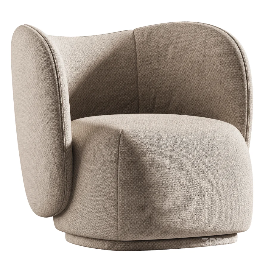 Rico Lounge Chair with Swivel Base Image 3
