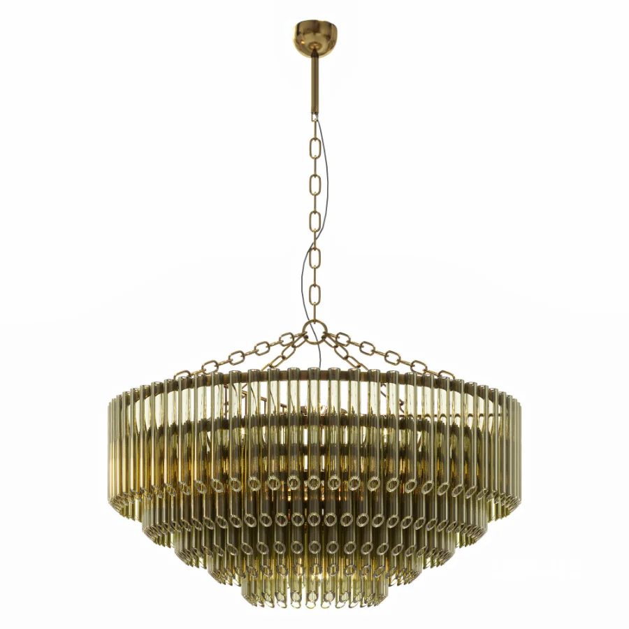 Petalia 9 light aged brass Image 1