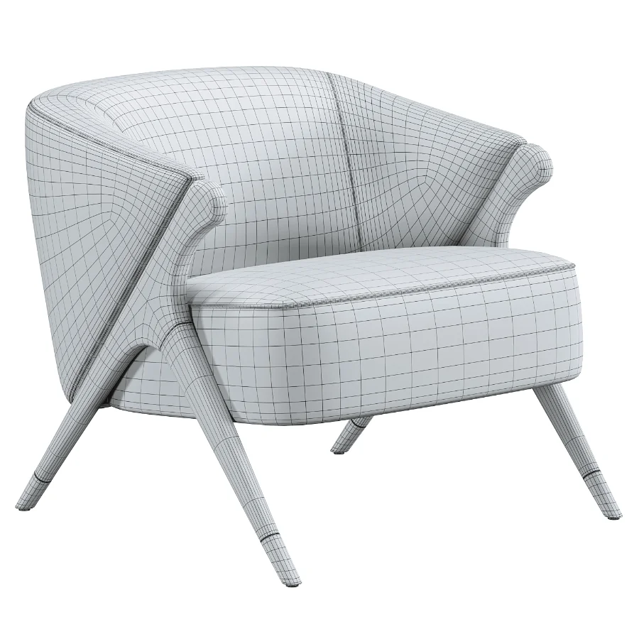 Mid Century Lounge Chair Image 1