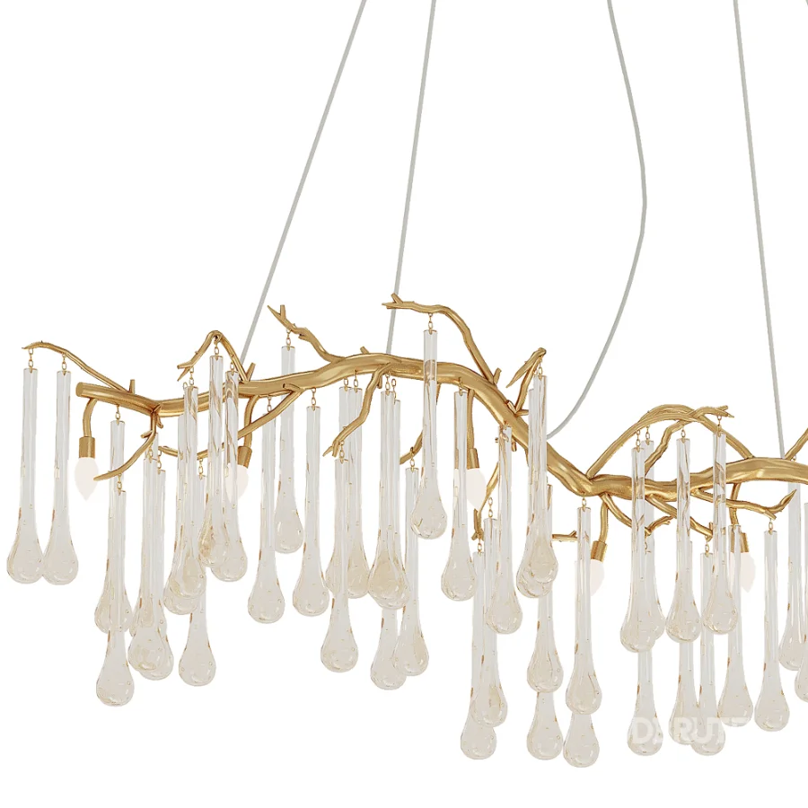 Aqua Makrama Chandeliers Image 2