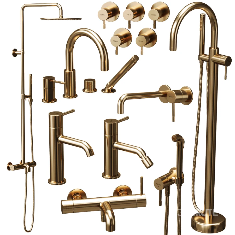 BOHEME UNO Faucet & Shower Set Image 6