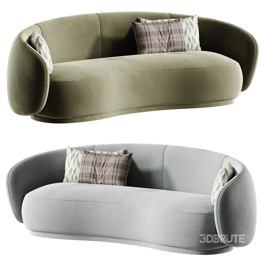 Atelier Curved Sofa Image 3