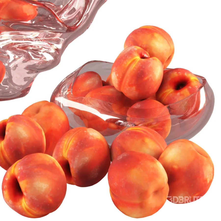 Peach Glass Elegance Image 1