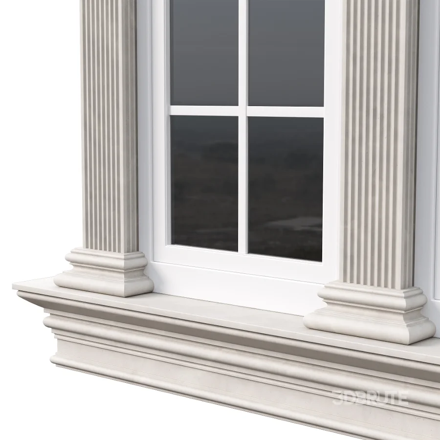 Architectural Classic Window 3D Model 18 Image 5
