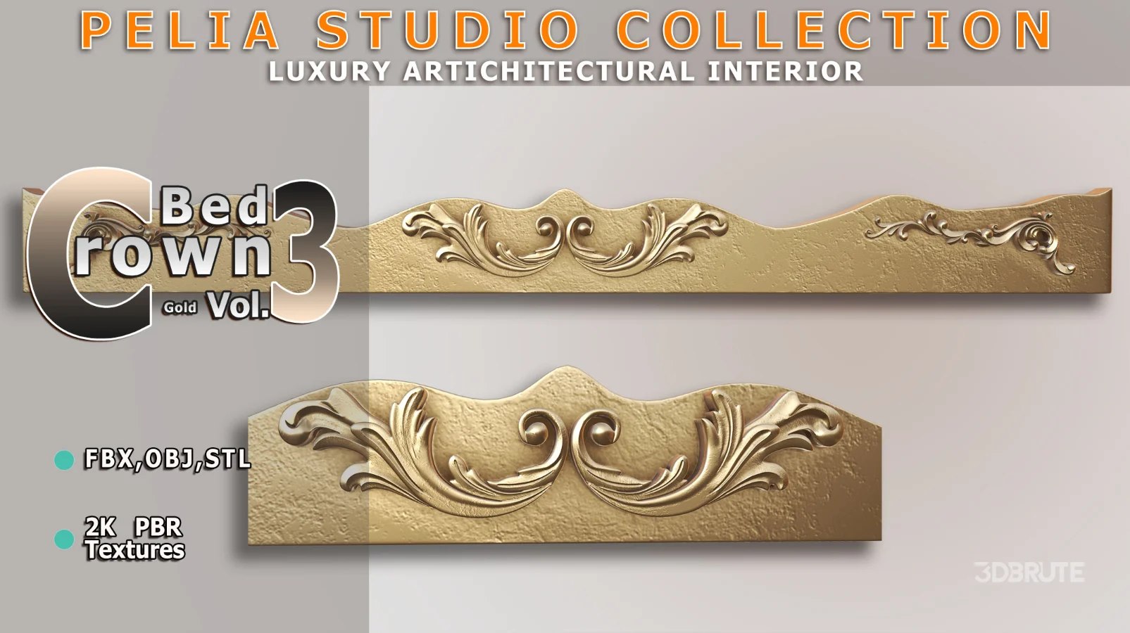 BedCrown-3-Gold Image 1