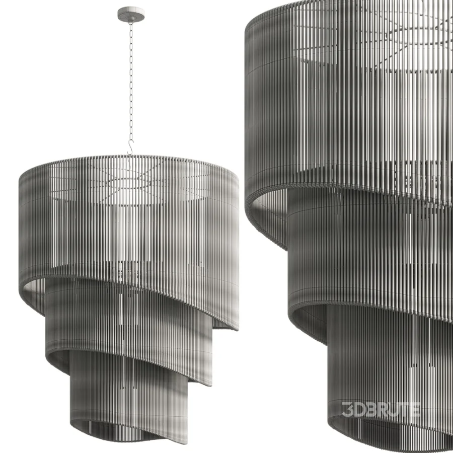 Woven Chandelier Wave Image 2