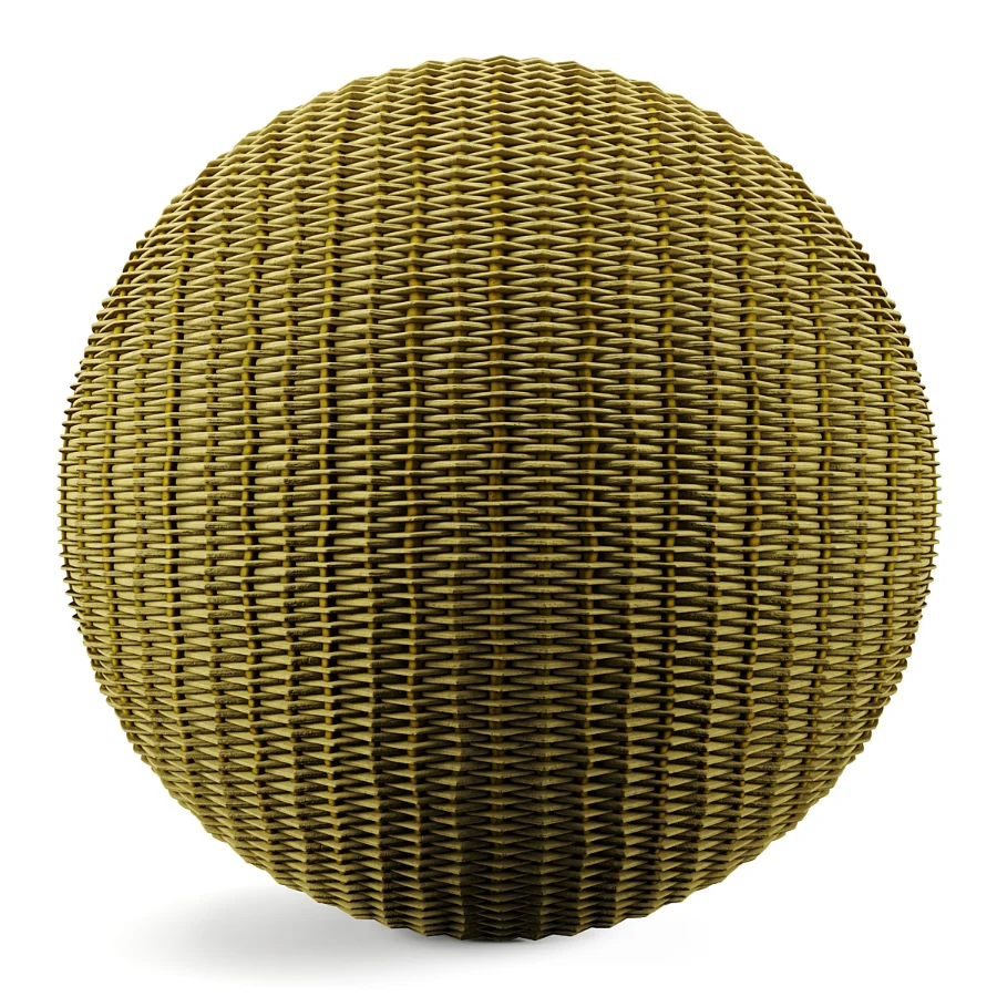 FB18 PBR Woven basket 4K Image 3