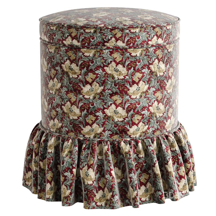 Aurora Footstool pouf Image 7