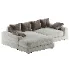 White L Shaped Deep Sofa - Thumbnail 5
