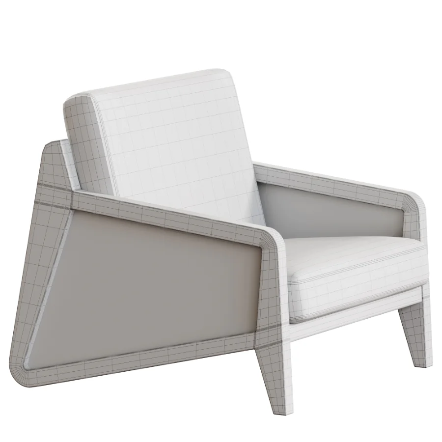 Solid Color Ash Arm Chair Image 5
