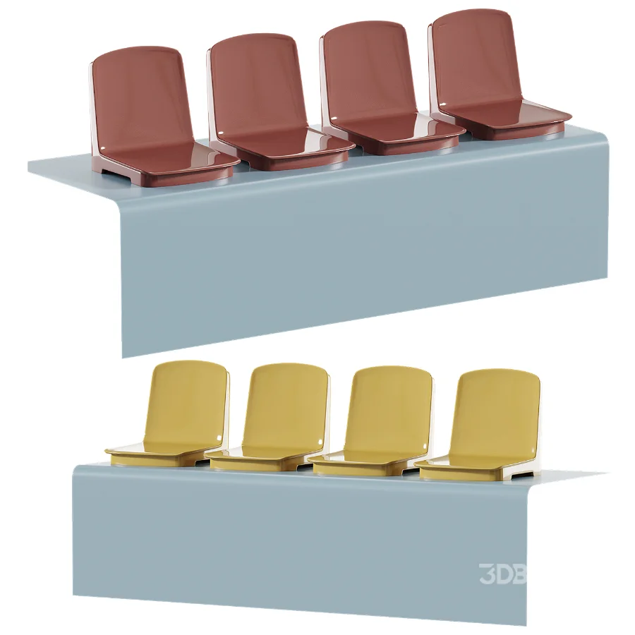 Plastic stadium seats and grandstand chairs Image 1