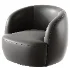 Tayson Swivel Armchair Stone - Thumbnail 5