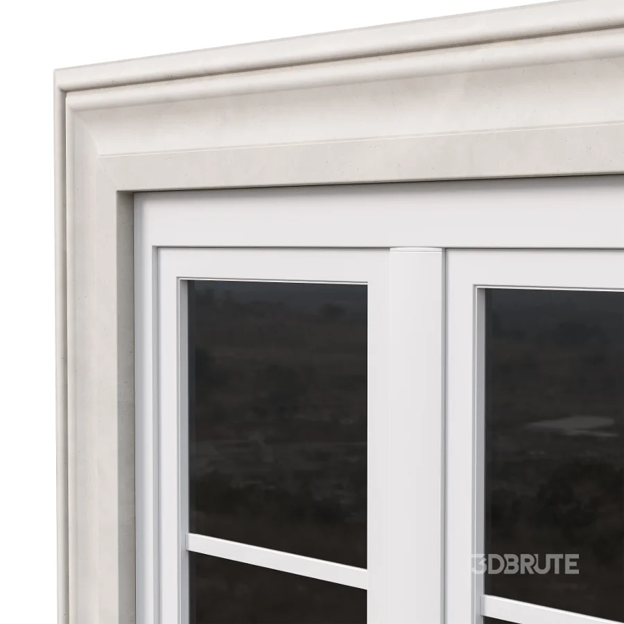 Architectural Classic Window 3D Model 17 Image 6