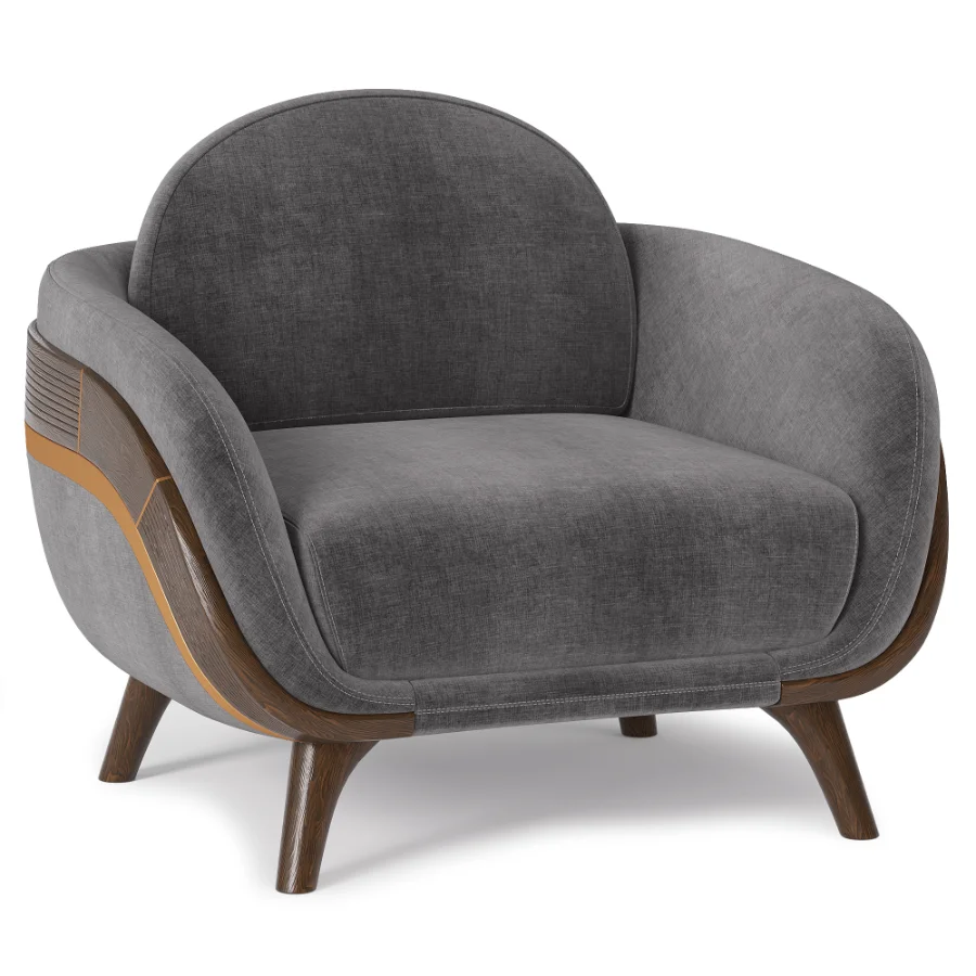 Modern Lounge Armchair Image 2