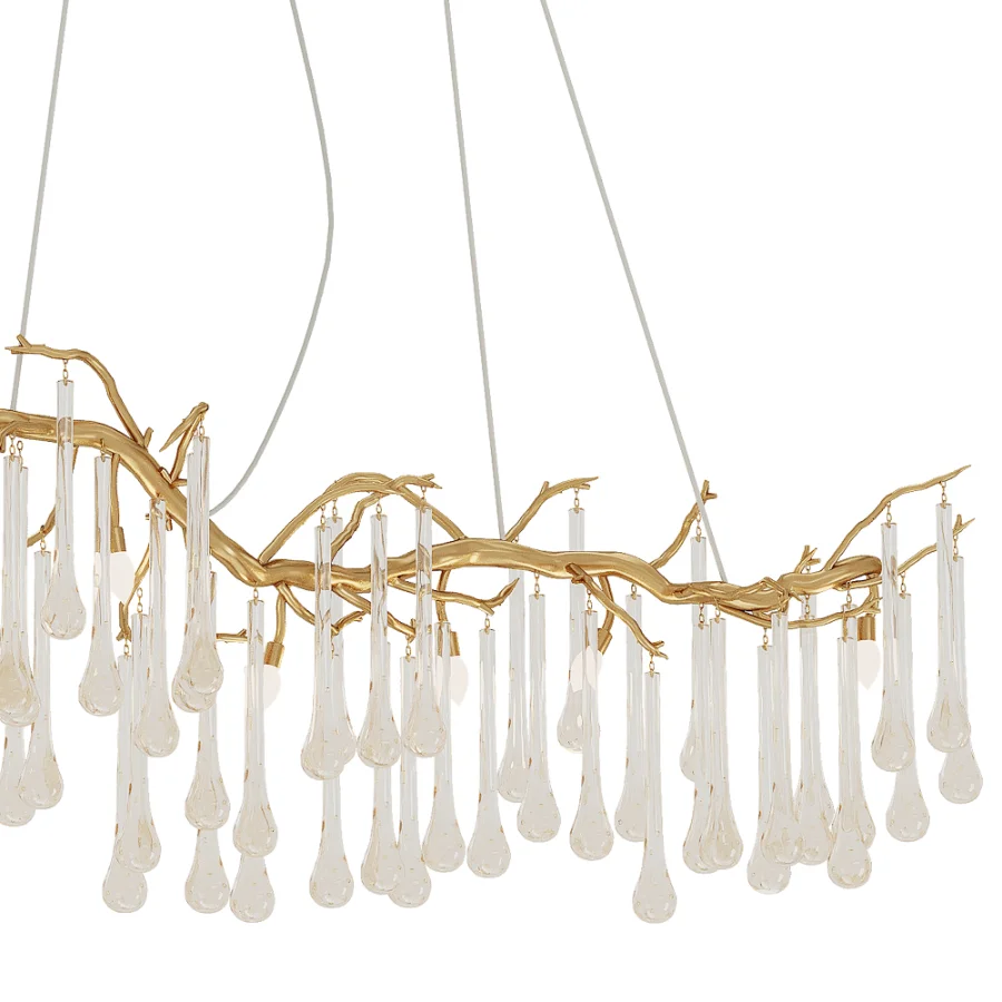 Aqua Makrama Chandeliers Image 3