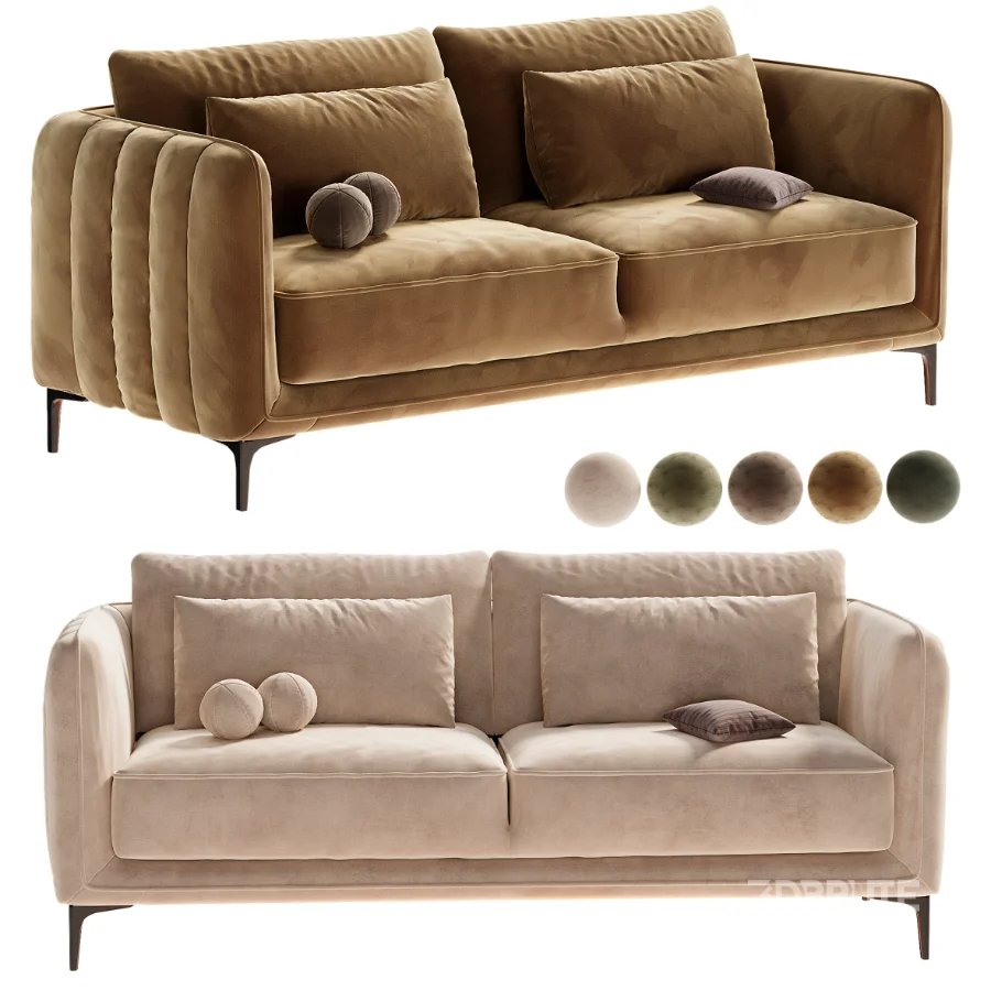 Rae Genuine Upholstered Sofa Image 6