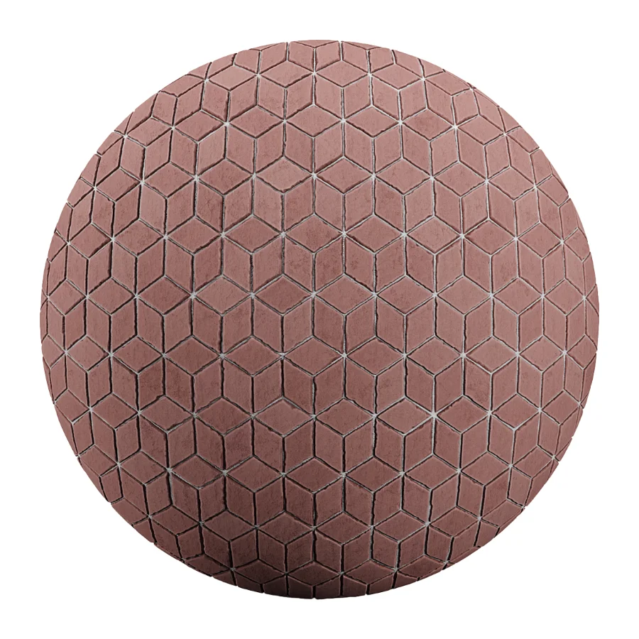 FB23 Brick material in one design and 6 different colors 4K Image 7