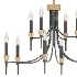 Naydene Dimmable Classic Chandelier - Thumbnail 3